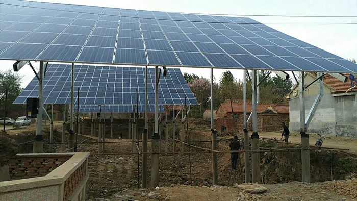 山東省平度市精準光伏扶貧項目