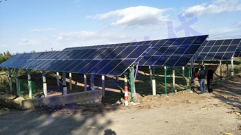花園村90.48KW光伏扶貧項(xiàng)目安裝完工